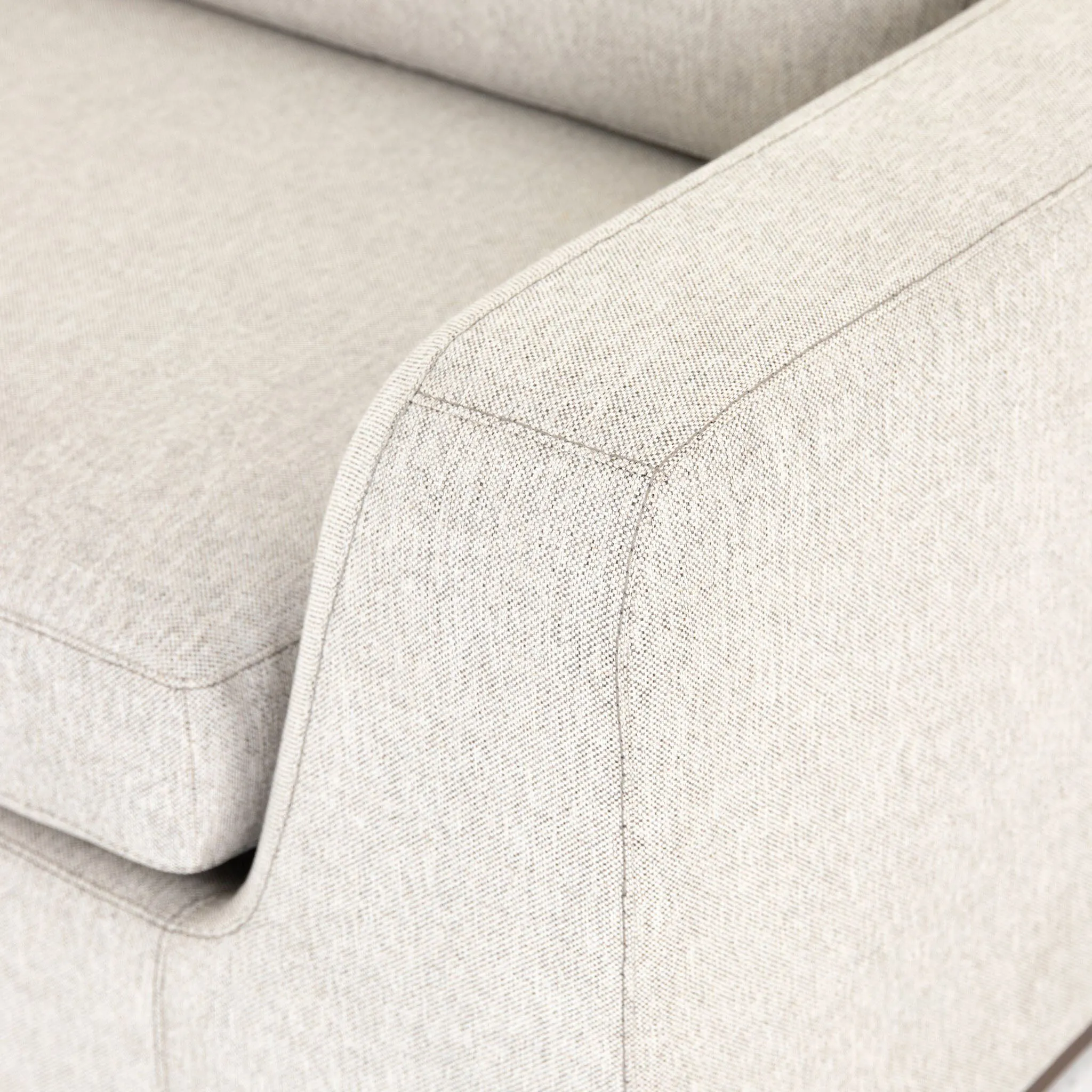 Four Hands Colt 2-Piece Sectional in Aldred Silver Left Chaise