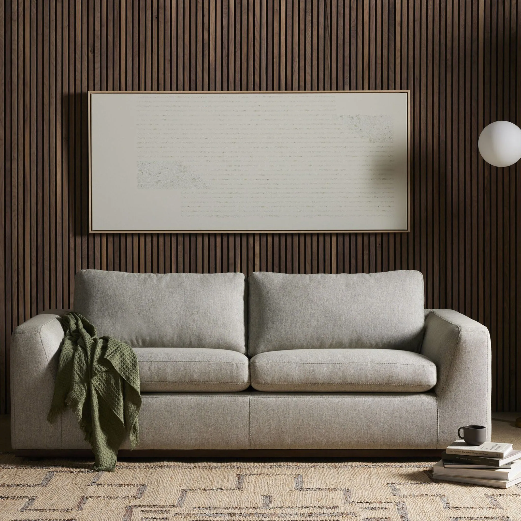 Four Hands Colt Sofa Bed in Aldred Silver
