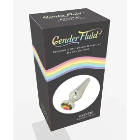 Gender Fluid Excite! Flared Plug - Silver