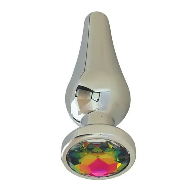Gender Fluid Excite! Flared Plug - Silver