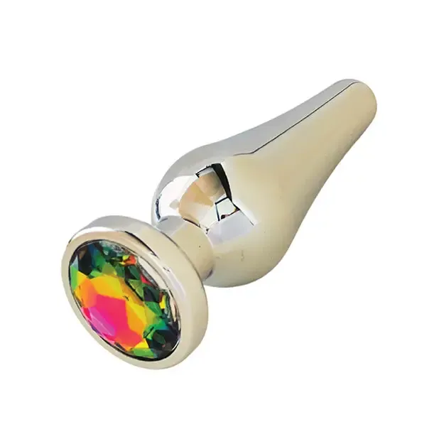 Gender Fluid Excite! Flared Plug - Silver