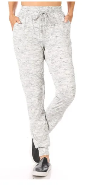 Gray Space Dye Joggers