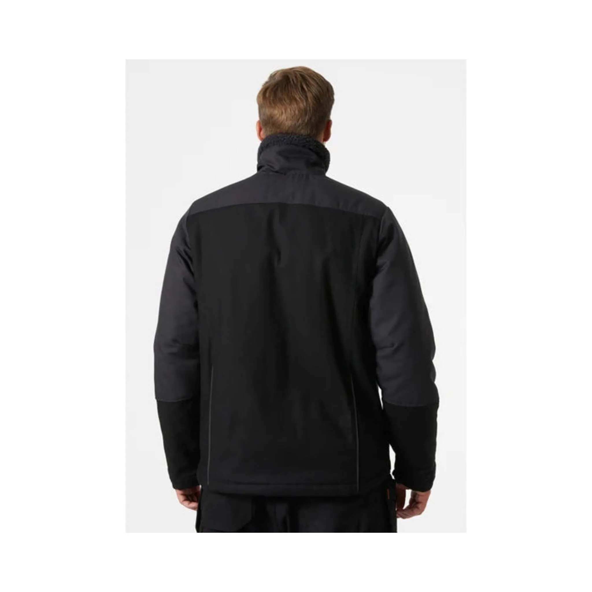 Helly Hansen Men's Work Jacket 77041 Oxford - Pile Fleece Lined, Reflective Details, Durable, Warm, Waterproof, YKK Zippers, Comfortable, Multi-Pocket | Sizes S-4XL