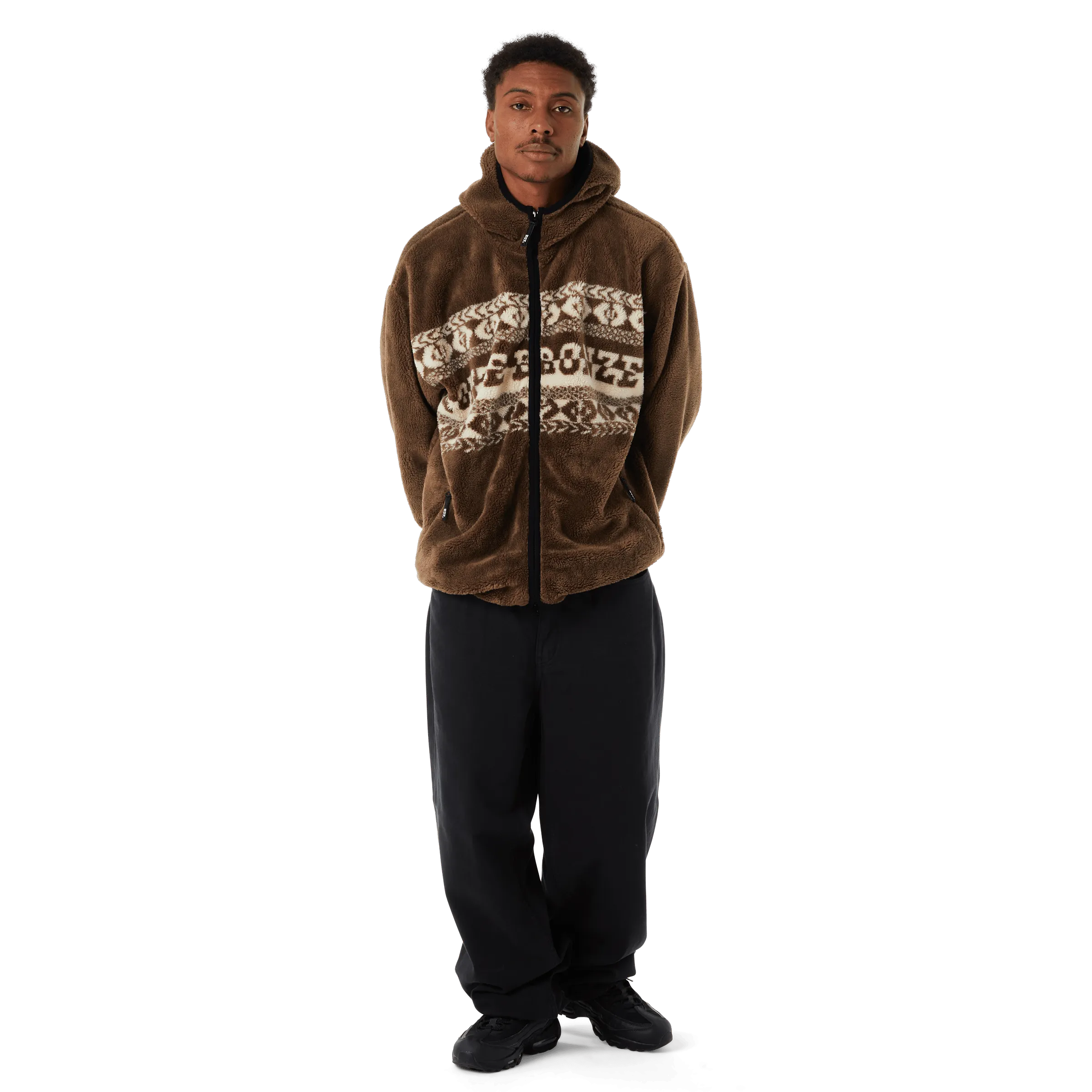 HUF x Bronze56K High Pile F/Z Fleece
