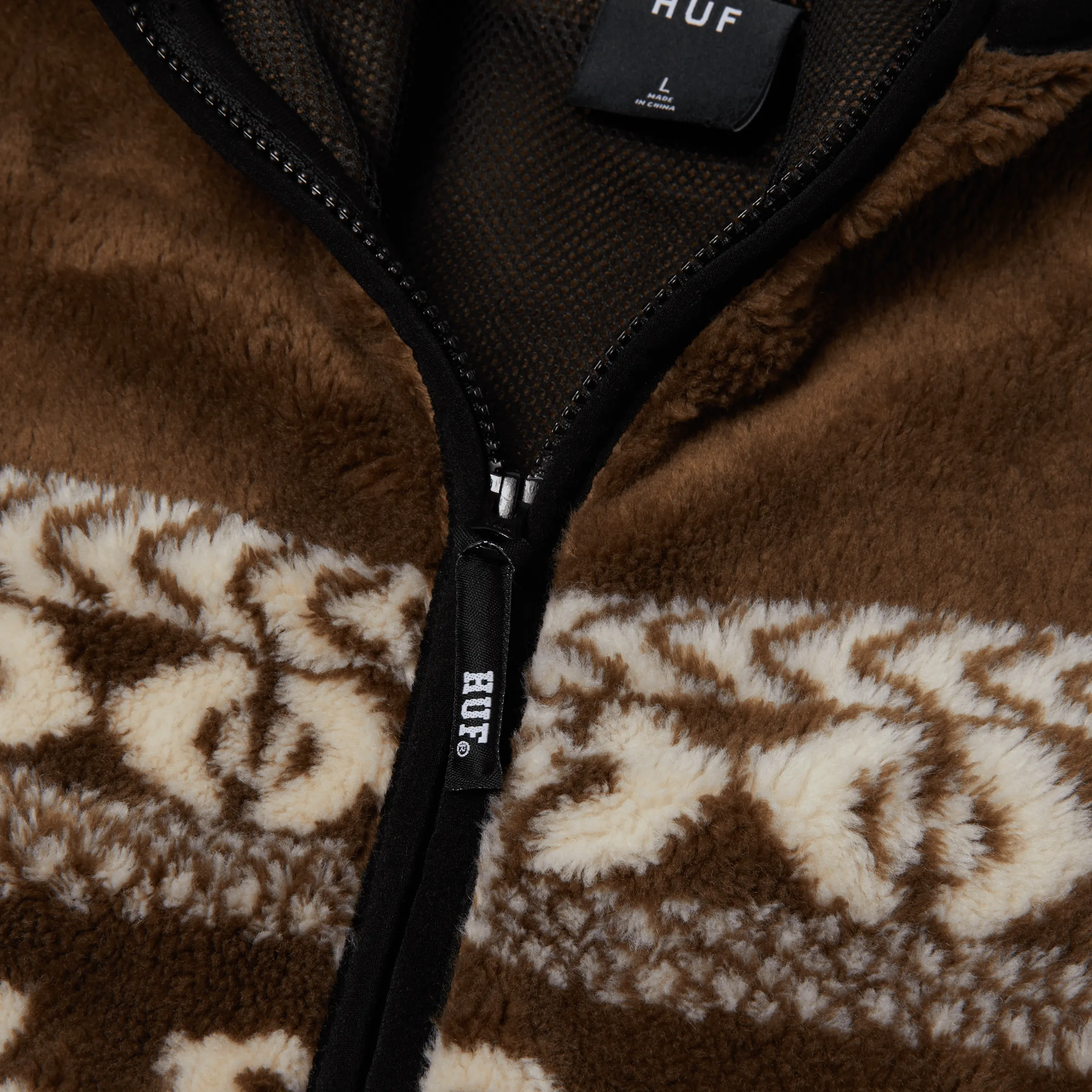 HUF x Bronze56K High Pile F/Z Fleece