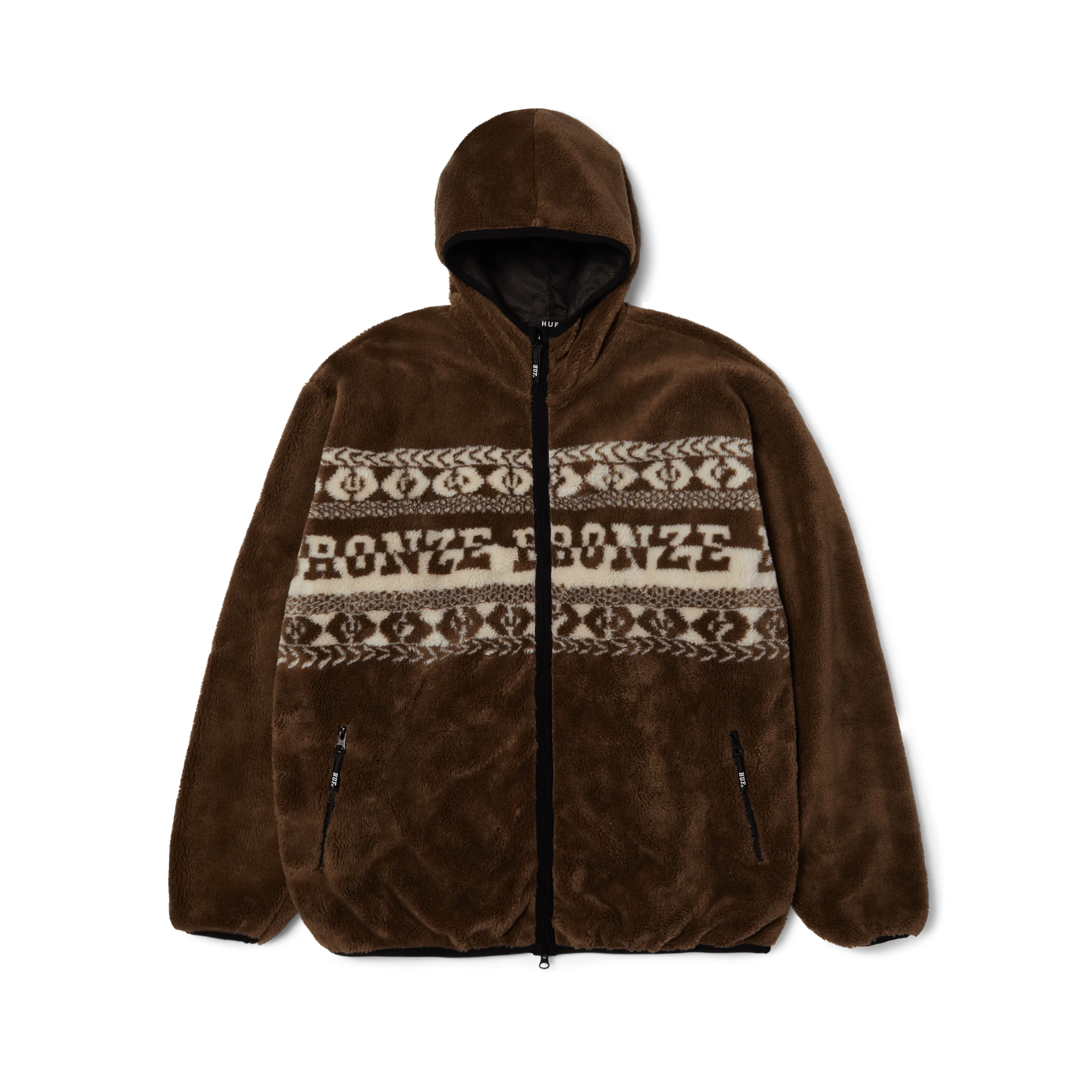 HUF x Bronze56K High Pile F/Z Fleece