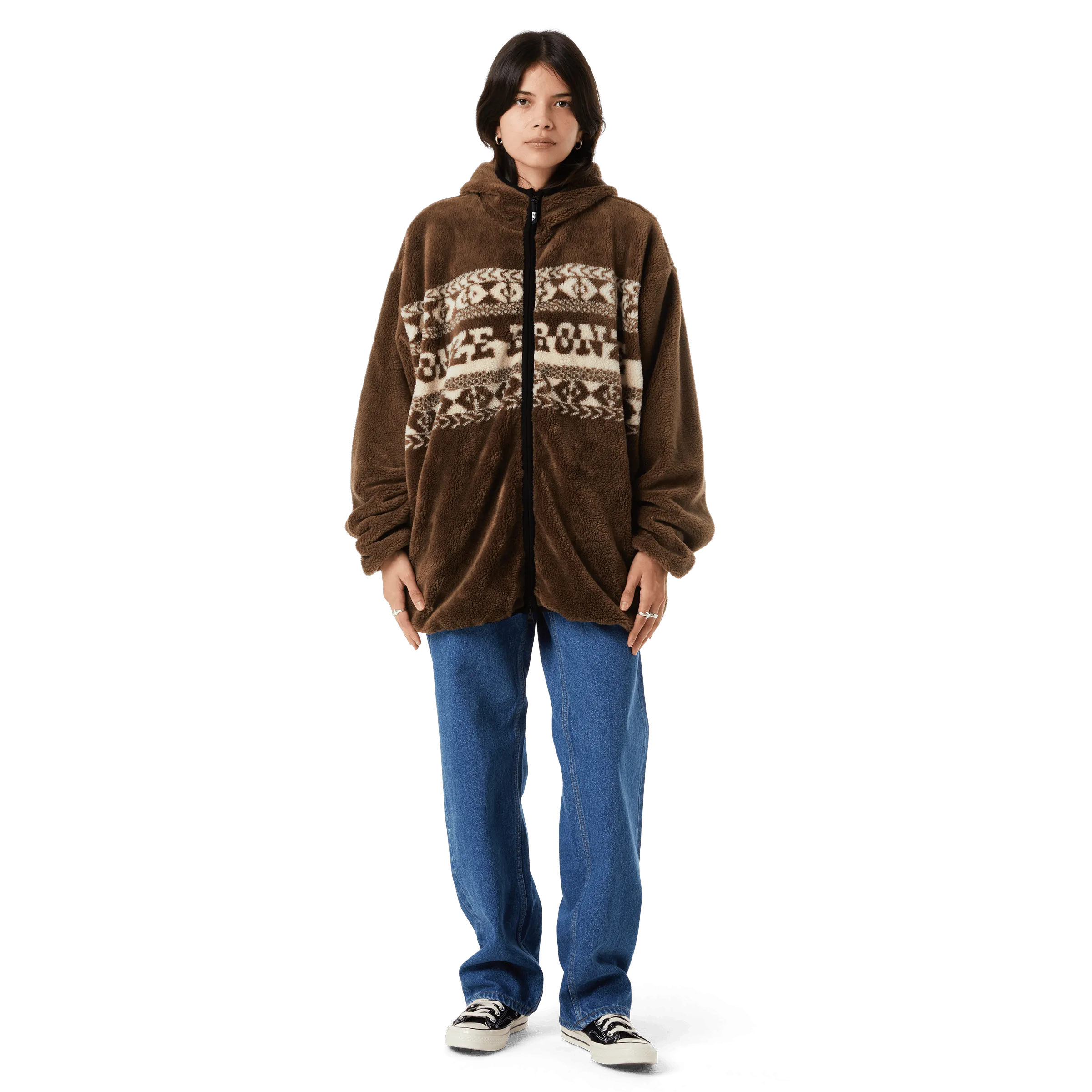 HUF x Bronze56K High Pile F/Z Fleece