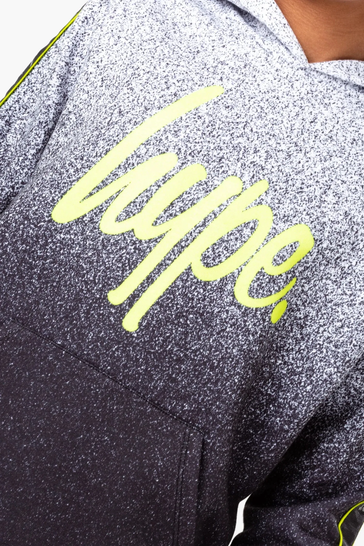Hype Mono Speckle Fade Tape Hoodie Yvlr388