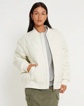 Jandi Jacket in Quilted Ecru