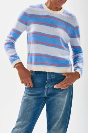 JU Deckchair  Stripe Crew in Oatmeal, Skylar, Cerise