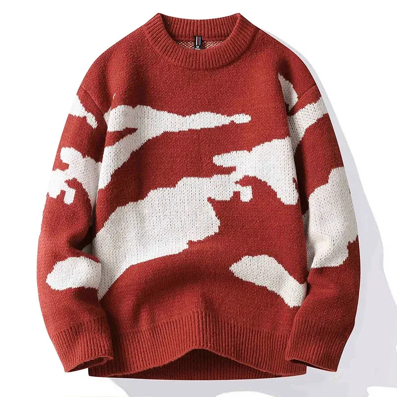 Jules & Jade™ | Men's Cloud Pattern Jumper