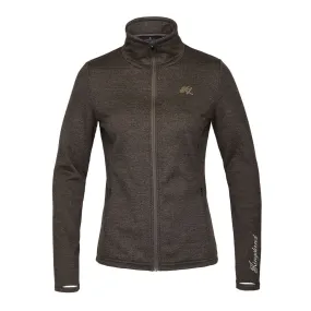 KLnatka Ladies Fleece Jacket Brown Granite