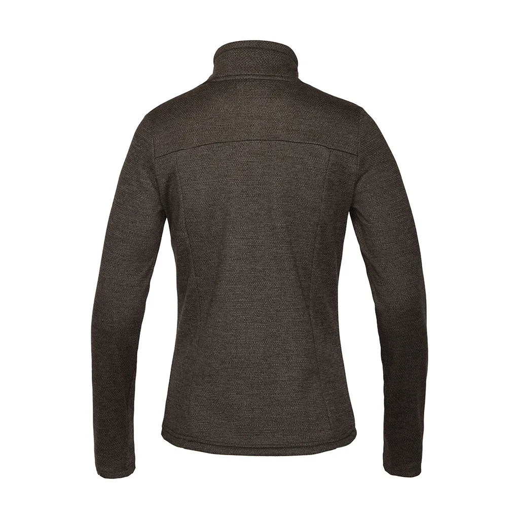 KLnatka Ladies Fleece Jacket Brown Granite