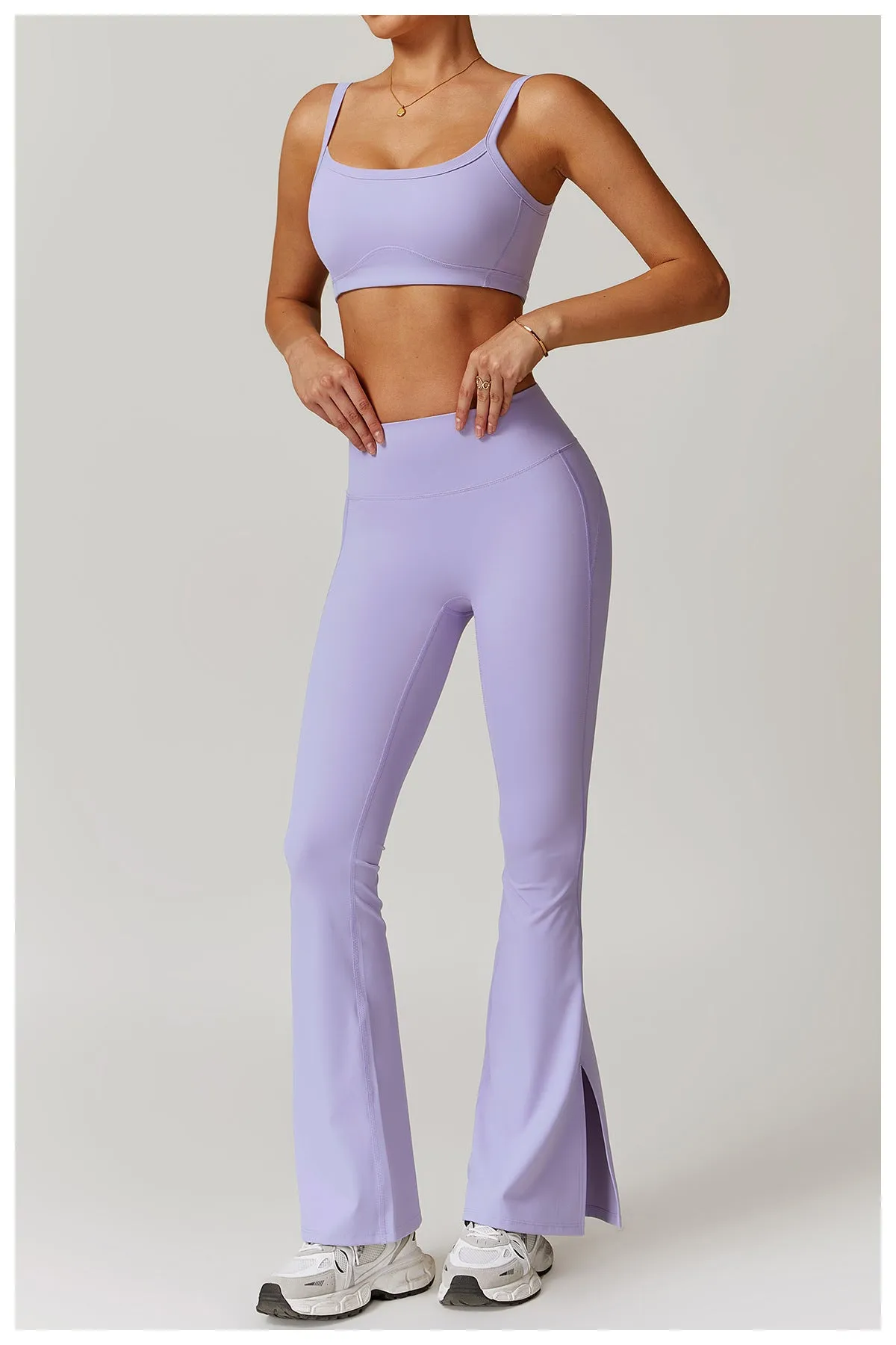 Lavender Vibe Yoga Conjunto