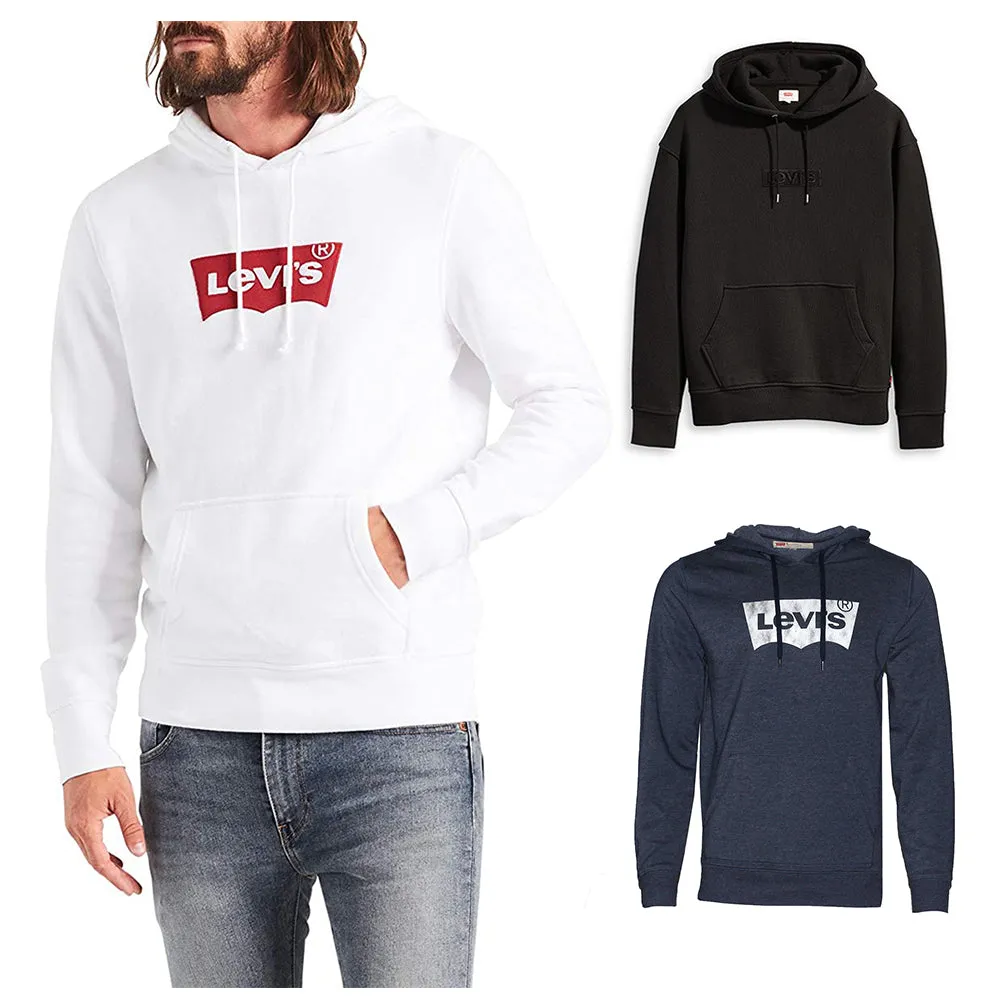 Levi's Men's Hoodie Graphic Logo Pullover Cotton Long Sleeve Hooded Sweatshirt