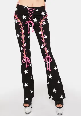 Lights Camera Action Flared Pants