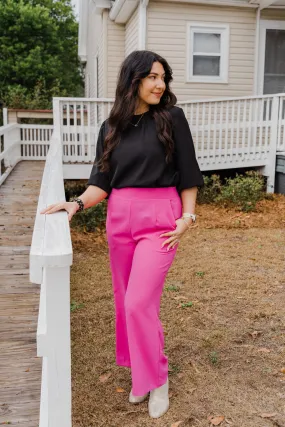 Making Big Plans Flared Leg Pants