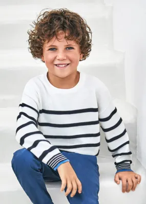 Mayoral 3357 047 - Navy Stripe Jumper