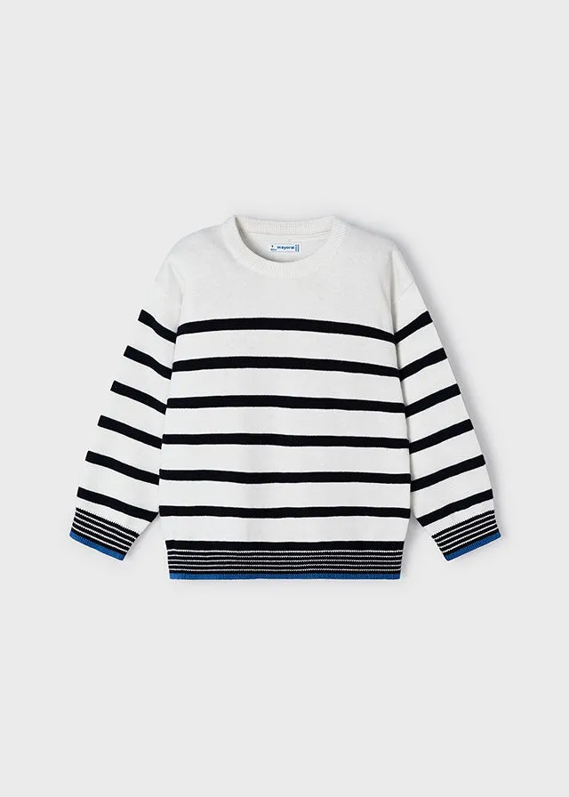 Mayoral 3357 047 - Navy Stripe Jumper