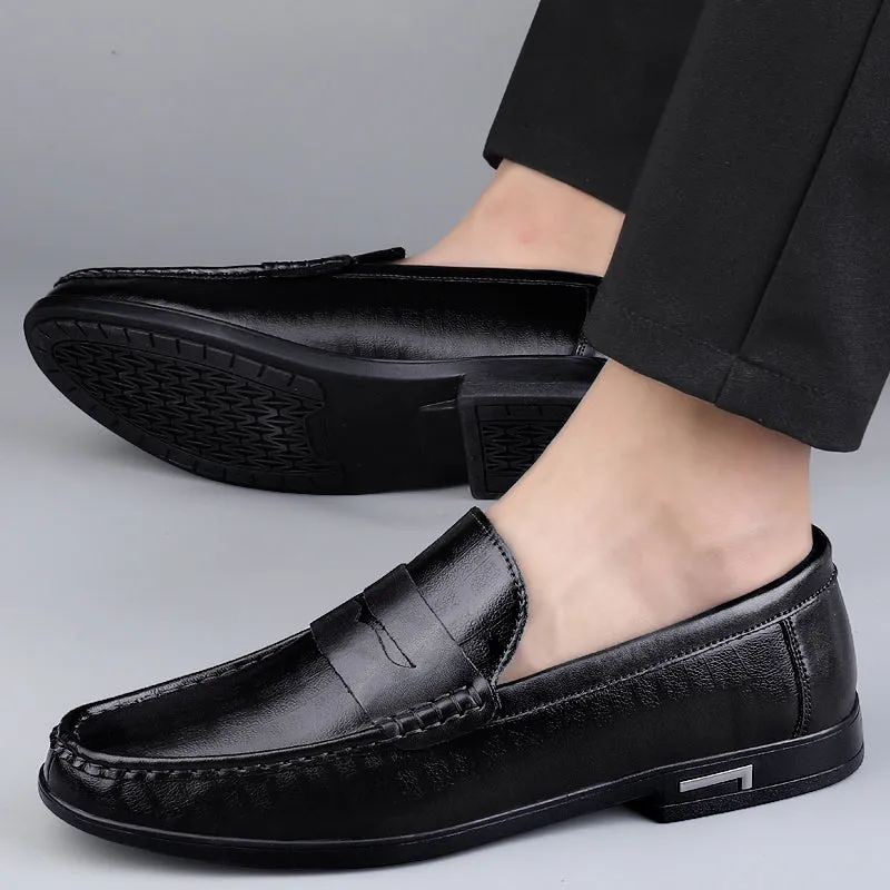 Men's Casual Genuine Leather Breathable Loafers