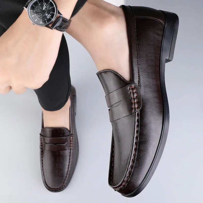 Men's Casual Genuine Leather Breathable Loafers