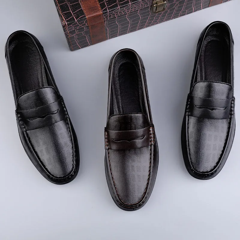 Men's Casual Genuine Leather Breathable Loafers