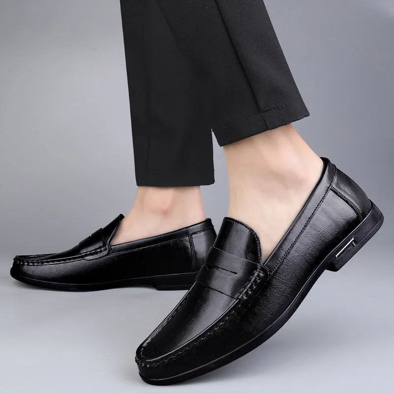 Men's Casual Genuine Leather Breathable Loafers