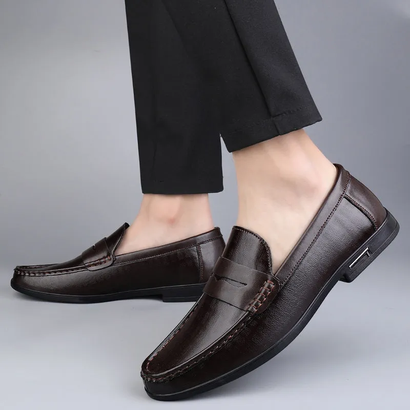Men's Casual Genuine Leather Breathable Loafers