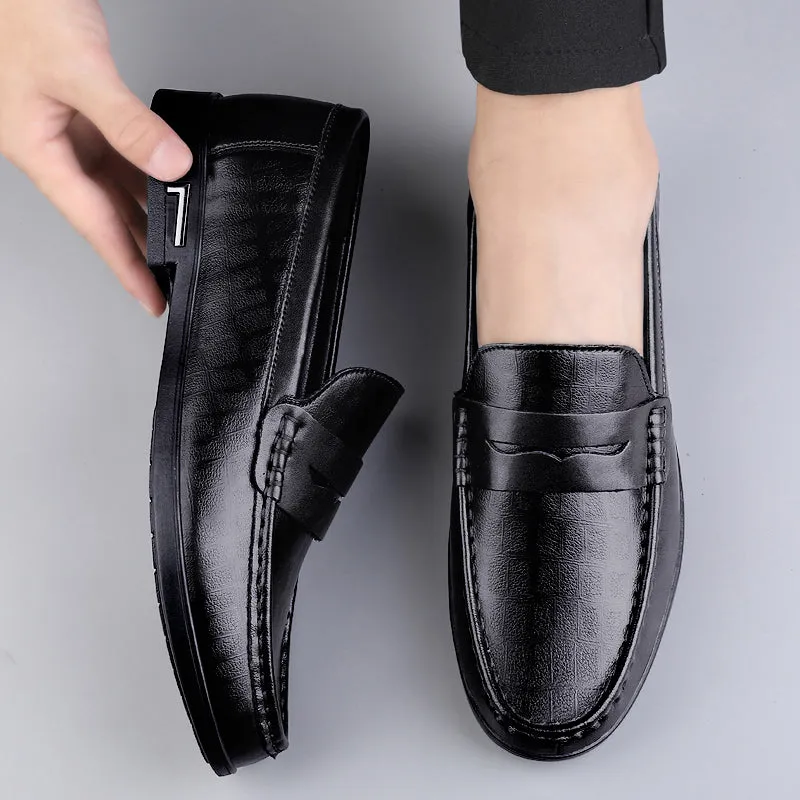 Men's Casual Genuine Leather Breathable Loafers