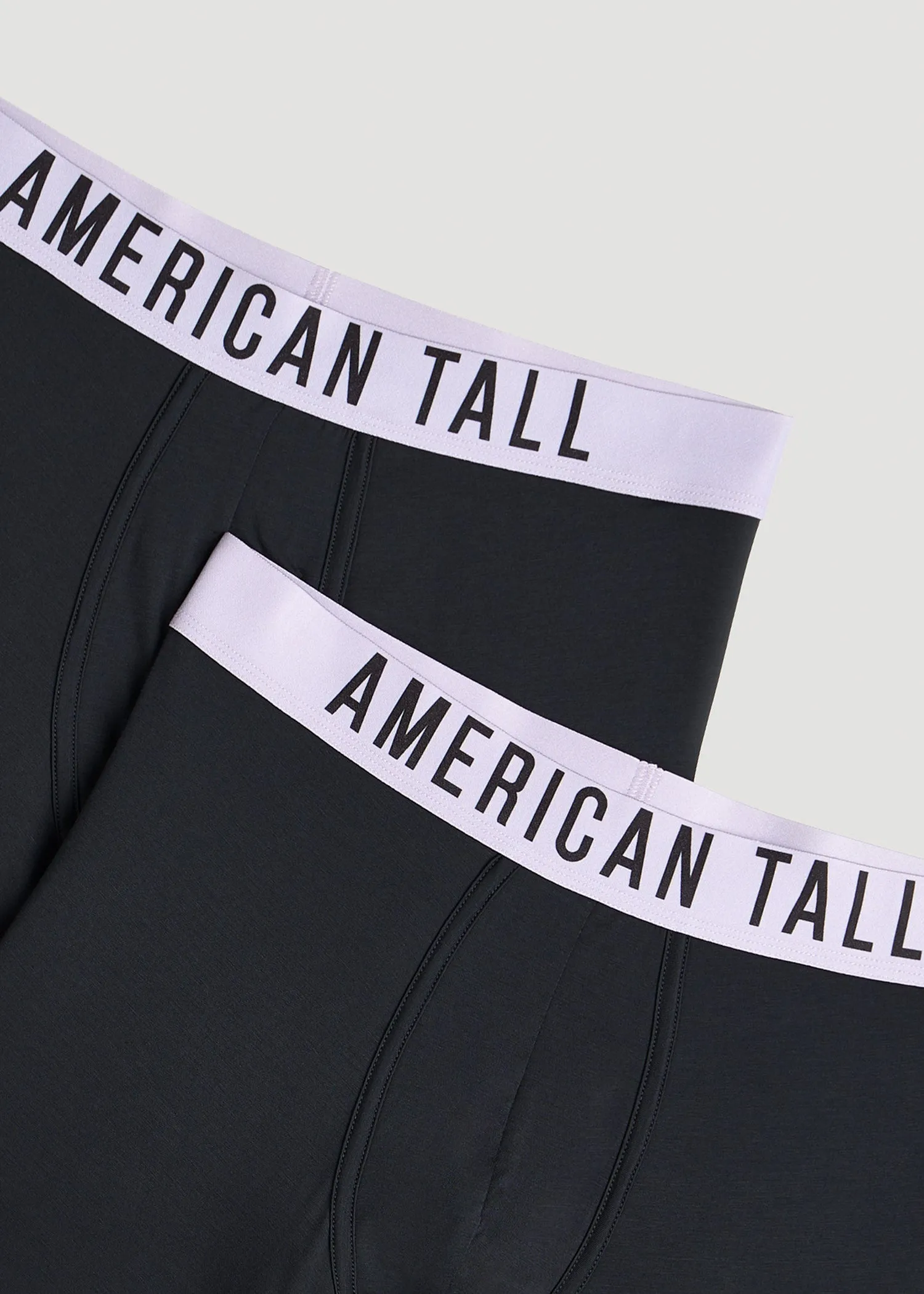 Men's Tall Original Boxer Briefs in Black | 2-Pack