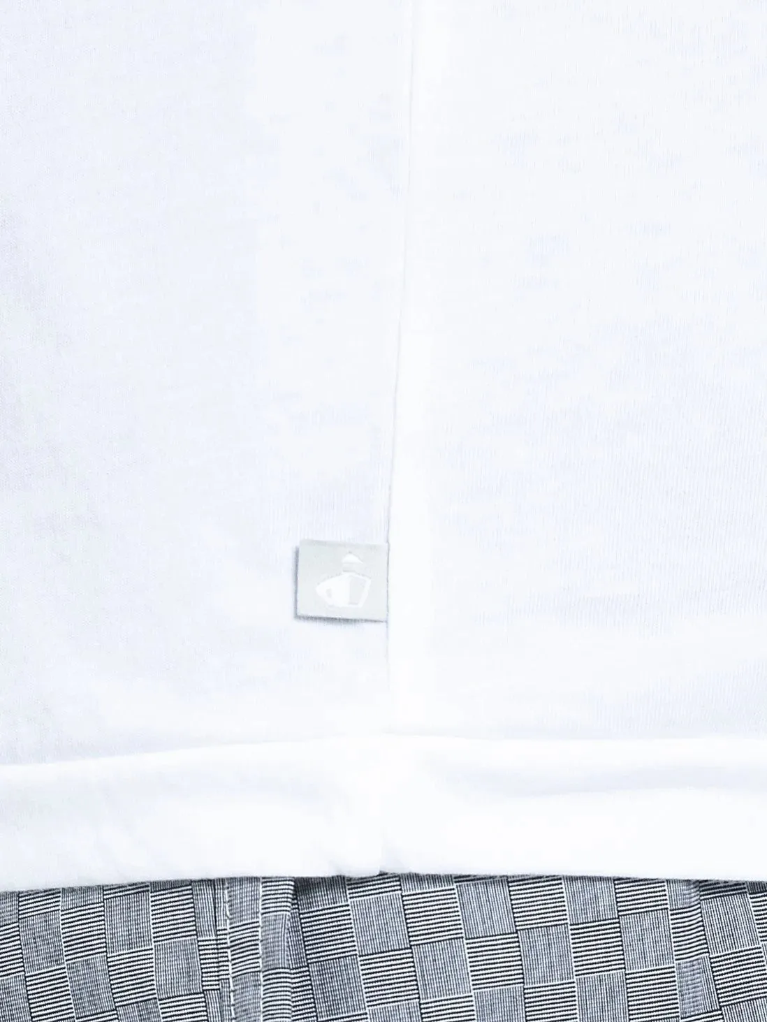 Men's White Basic Undershirt