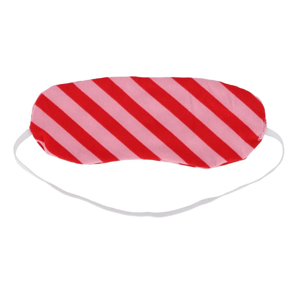 Mentally Exhausted Women's Candy Cane Stripe Pajama Set with Eye Mask
