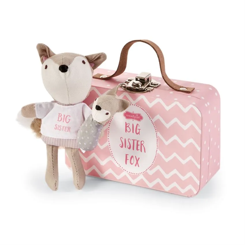 Mud Pie - Big Sister Fox-In-A-Box