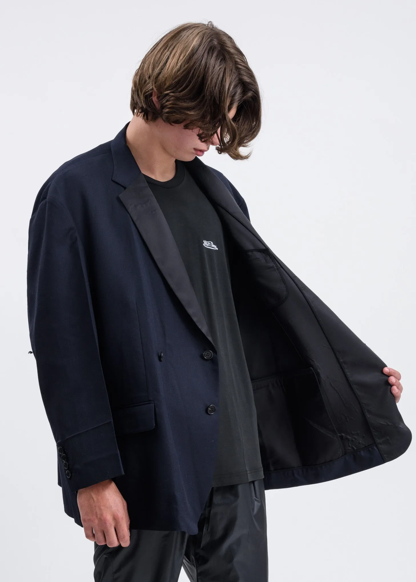 Navy Oversized Jacket
