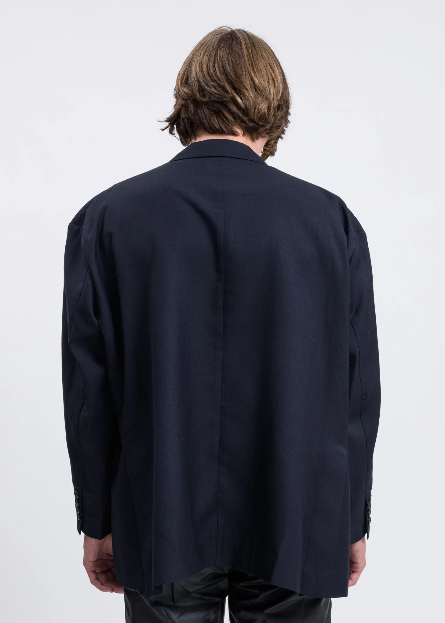 Navy Oversized Jacket