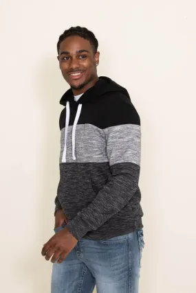 New activewear pullover colour block hoodie for Men, Fits Medium