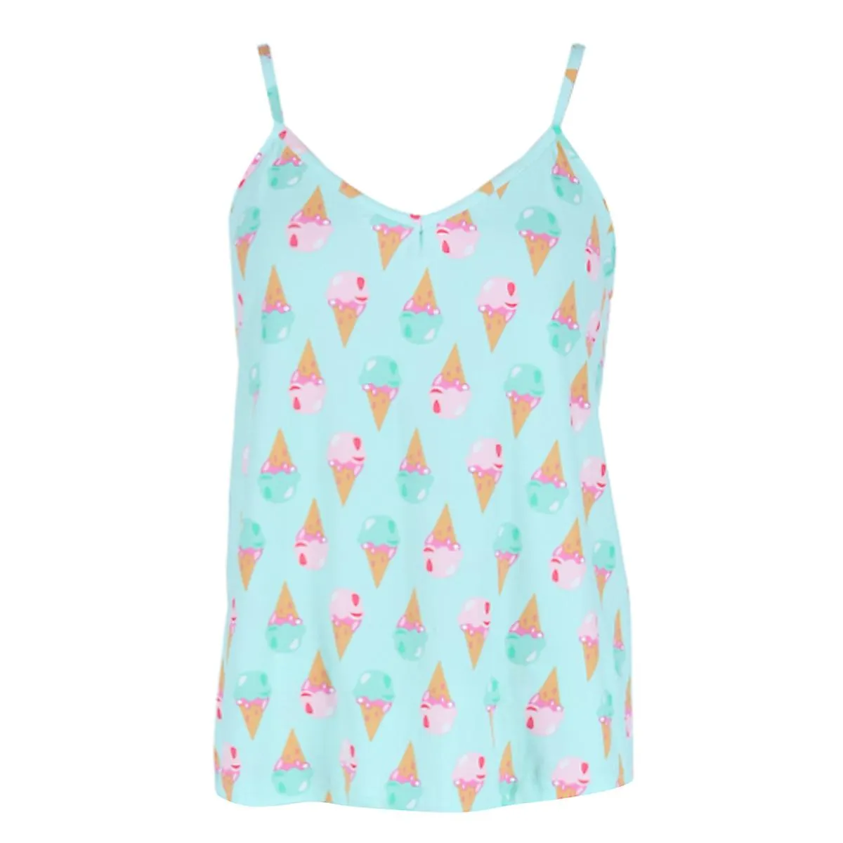 Not a Morning Person Women's Plus Size Ice Cream Jogger PJ Set