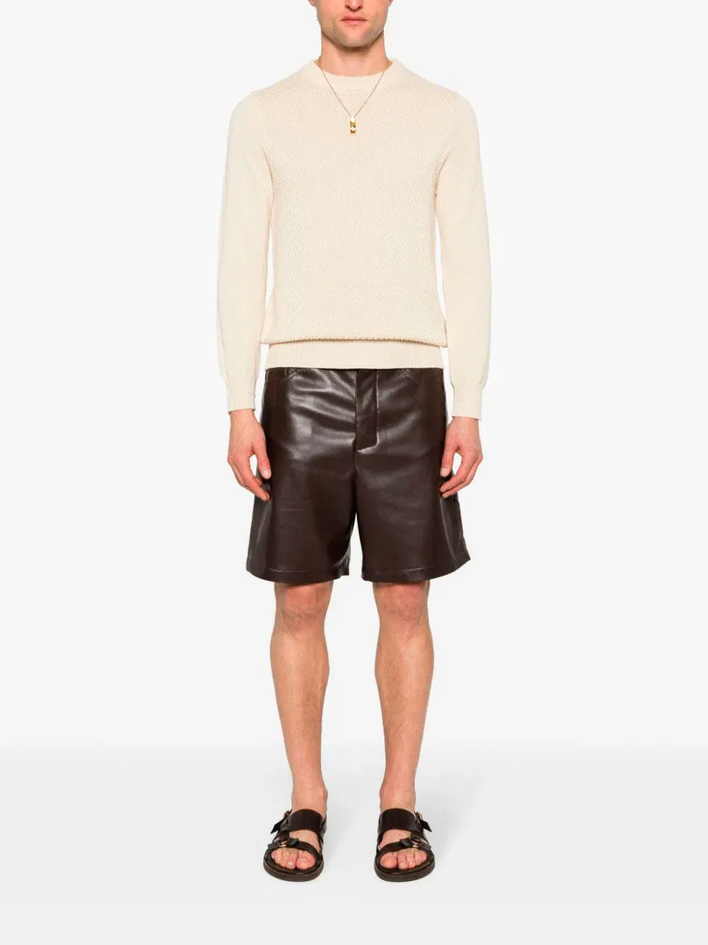 Open-knit jumper