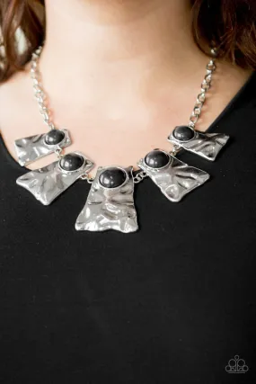 Paparazzi Cougar Necklace Black