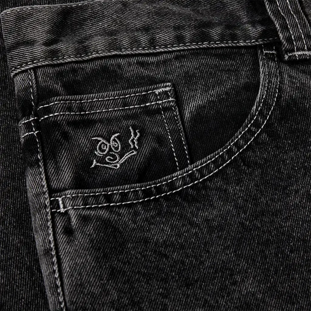 Polar Big Boy Jeans Silver Black