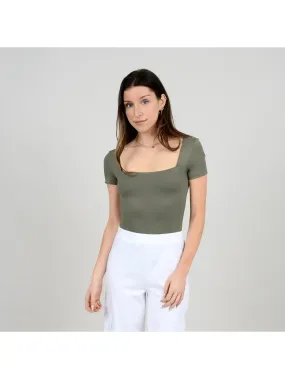 RD Style Second Skin Stacy Square Neck Bodysuit