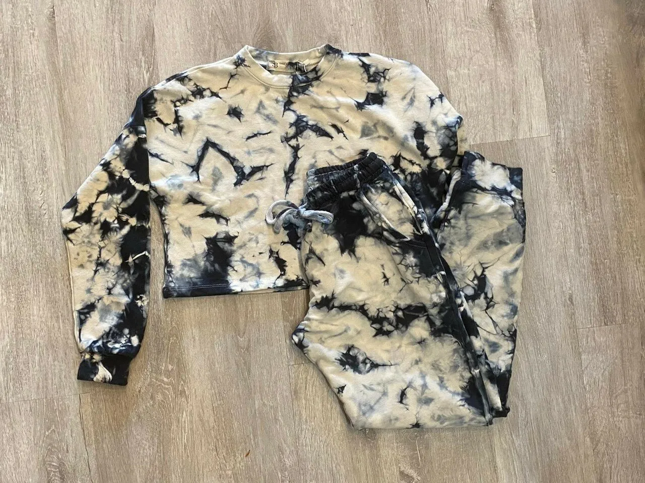 Sabz Joggers Set - Grey