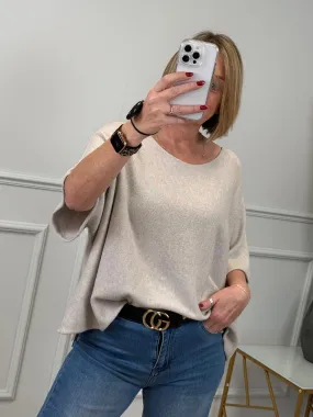Serelai Wide-Sleeve Jumper 8-18 Oatmeal