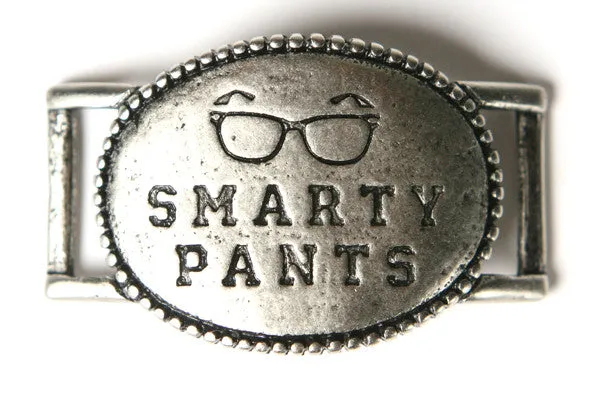 Smarty Pants. antique Silver