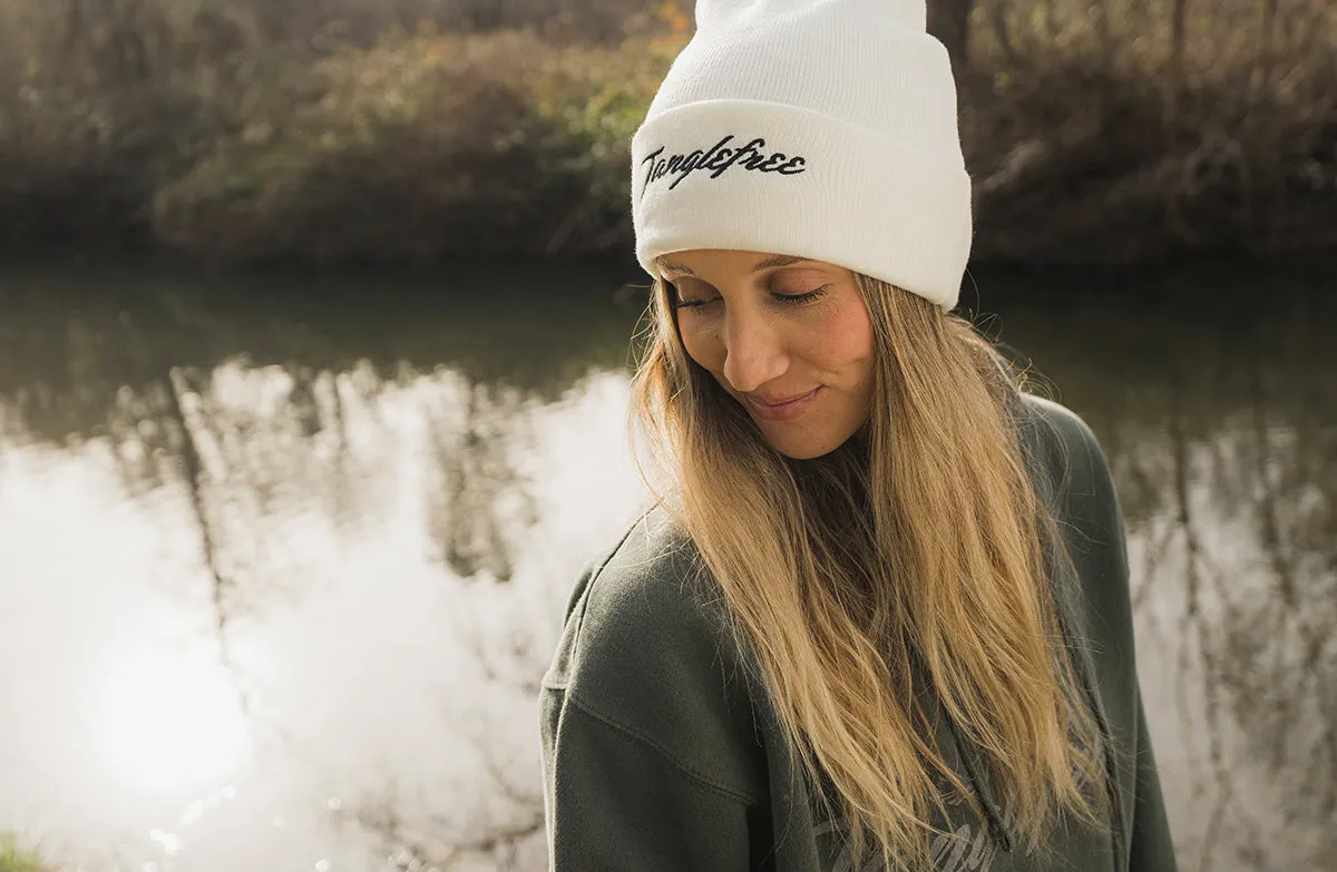Tanglefree White Beanie