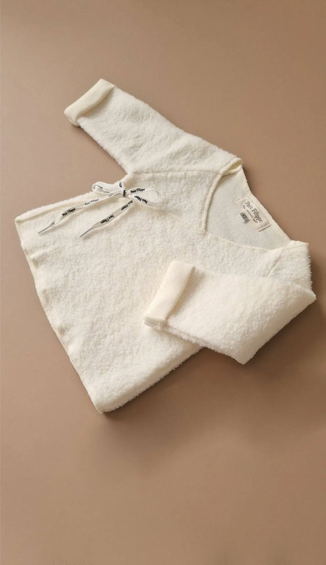 Teddy Kimono Jacket - Ecru
