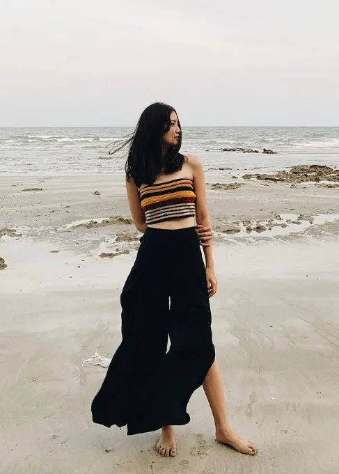 Thai Wrap Pants Black Sands