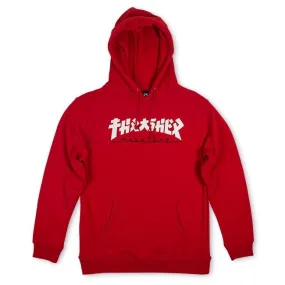 Thrasher Godzilla Skate Mag Logo Pullover Hoodie - Red