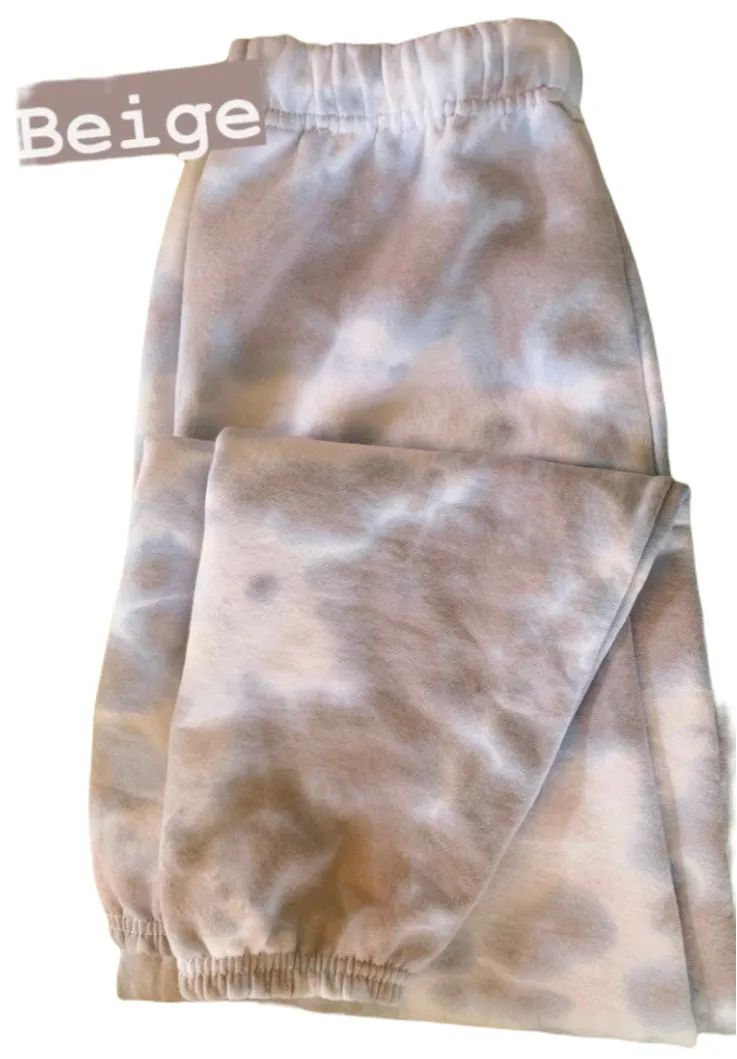 Tie dye sweatpants joggers