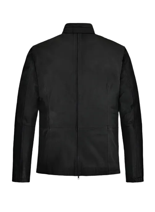 TOM CRUISE Black Leather Jacket
